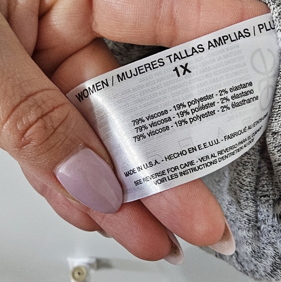 VINTAGE AMERICA Soft Wrap Top - Picture 5 of 6